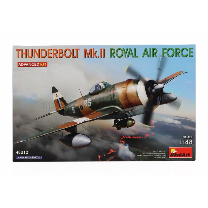 MINIART THUNDERBOLT MKII AIRPLANE MILITARY 1942 1/48