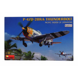 MINIART THUNDERBOLT P-47D-28RA AIRPLANE MILITARY 1942 1/48