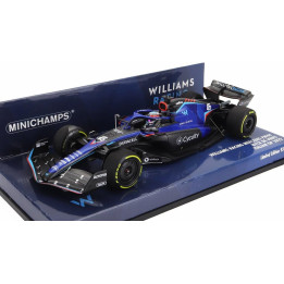 MINICHAMPS WILLIAMS F1 FW44 TEAM WILLIAMS RACING N 45 ITALY GP 2022 NYCK DE VRIES - BLUE 1/43