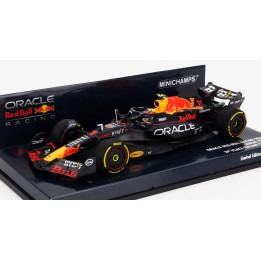 MINICHAMPS RED BULL F1  RB19 TEAM ORACLE RED BULL RACING N 11 2nd MONZA ITALY GP 2023 SERGIO PEREZ - MATT BLUE 1/43