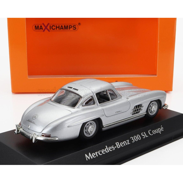 MINICHAMPS MERCEDES BENZ 300SL COUPE (W198 I) 1955 - SILVER 1/43
