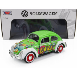 MOTOR MAX VOLKSWAGEN BEETLE KAFER MAGGIOLINO GRAFFITI 1966 - VARIOUS 1/24