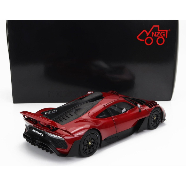 NZG MERCEDES BENZ ONE AMG (C298) 2023 - PATAGONIA RED BLACK 1/18