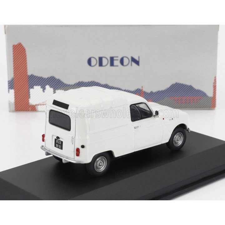 ODEON RENAULT R4 F4 FOURGONNETTE VAN 1975 - WHITE 1/43
