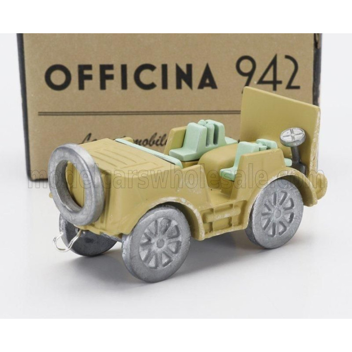 OFFICINA 942 FIAT TM40 TRACTOR TRATTORE PESANTE OPEN 1941 - MILITARY SAND 1/76
