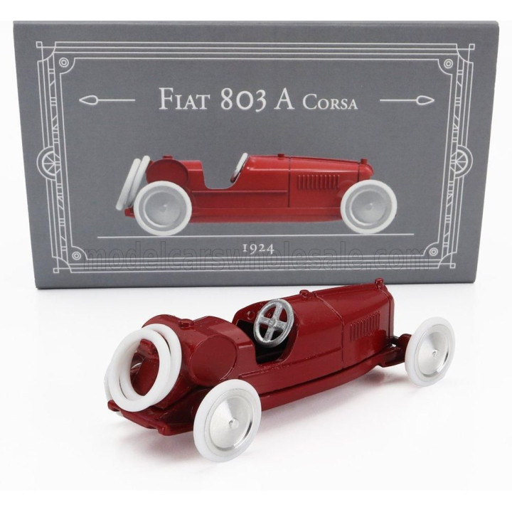 OFFICINA 942 FIAT 803A SPIDER CORSA 1924 - RED 1/43