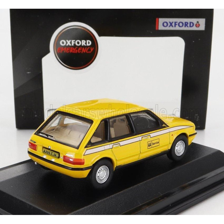 OXFORD MODELS AUSTIN MAESTRO AA SERVICE 1983 - YELLOW 1/76