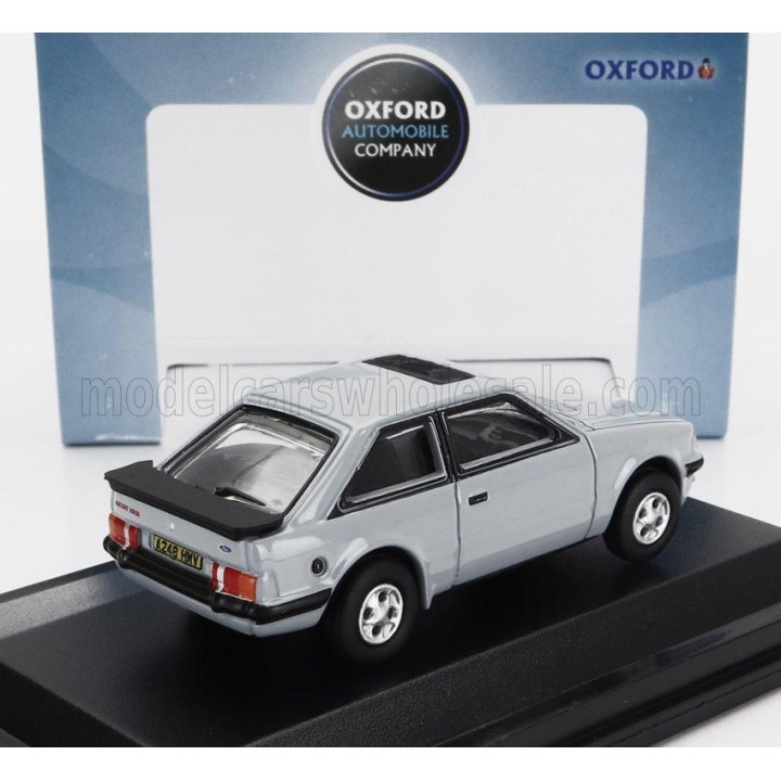 OXFORD MODELS FORD ENGLAND ESCORT MKIII 1985 - GREY 1/76
