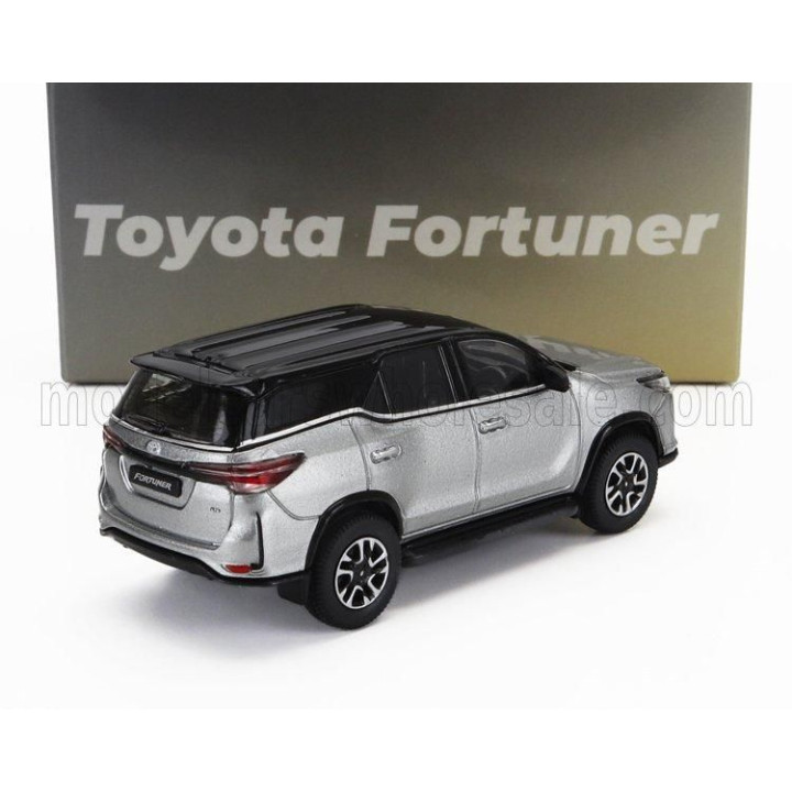 PARAGON MODELS TOYOTA FORTUNER RHD 2023 - SILVER BLACK 1/64