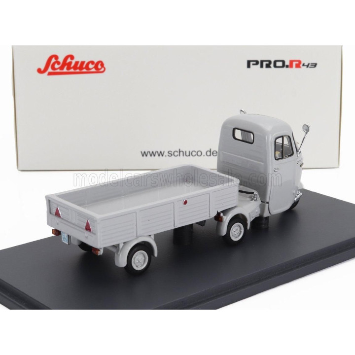 SCHUCO PIAGGIO APE PENTARO MOTRICE + PENTARO' RIMORCHIO 1964 - GREY 1/43