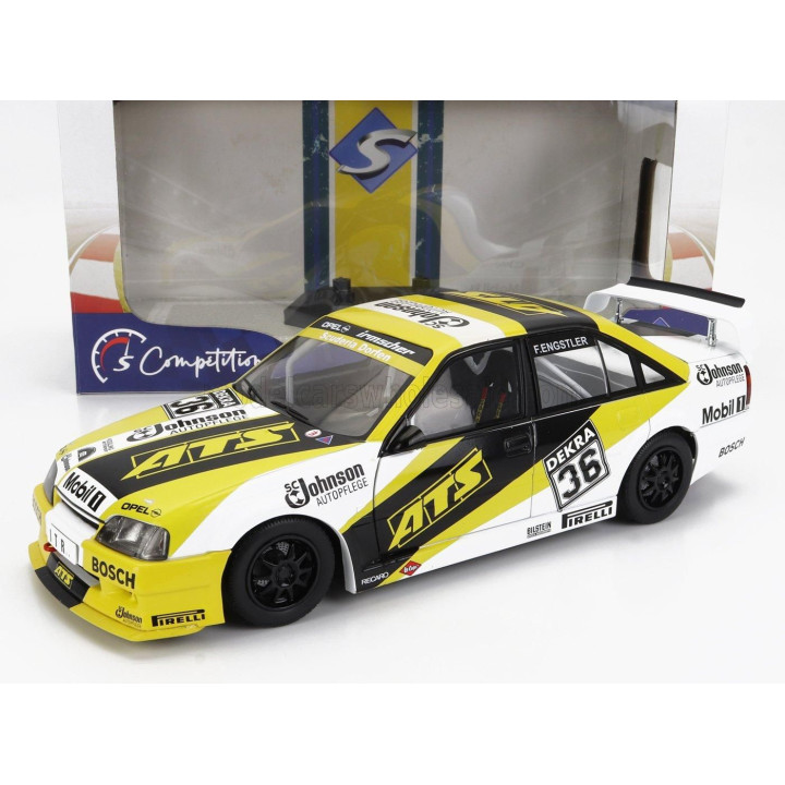 SOLIDO OPEL OMEGA EVO 500 TEAM IRMSCHER N 36 SEASON DTM 1991 F.ENGSTLER - YELLOW BLACK 1/18