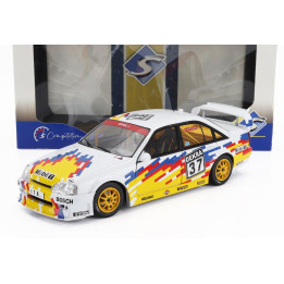 SOLIDO OPEL OMEGA 3000 EVO 500 TEAM IRMSCHER N 37 DTM SEASON 1991 VOLKER STRYCEK - WHITE YELLOW 1/18