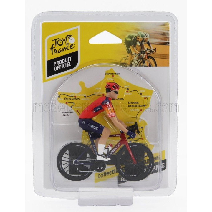 SOLIDO FIGURES CICLISTA - CYCLIST - TEAM INEOS GRENADIER - TOUR DE FRANCE 2023 - RED 1/18