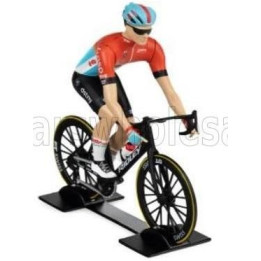 SOLIDO FIGURES CICLISTA - CYCLIST - TEAM LOTTO DSTNY - TOUR DE FRANCE 2023 - RED BLUE 1/18