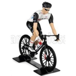 SOLIDO FIGURES CICLISTA - CYCLIST - TEAM UAE EMIRATES - TOUR DE FRANCE 2023 - WHITE BLACK 1/18