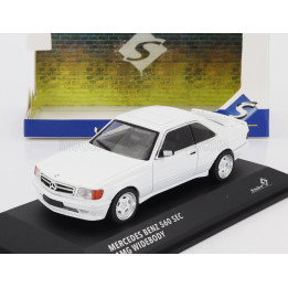 SOLIDO MERCEDES BENZ S-CLASS 560SEC AMG (C126) WIDE BODY 1990 - WHITE 1/43