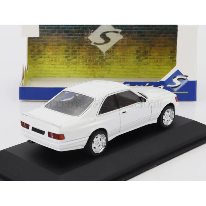 SOLIDO MERCEDES BENZ S-CLASS 560SEC AMG (C126) WIDE BODY 1990 - WHITE 1/43