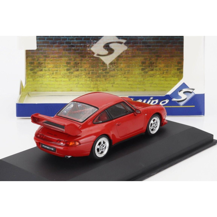 SOLIDO PORSCHE 911 993 RS CLUBSPORT COUPE 1993 - RED 1/43