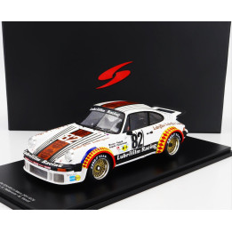 SPARK MODEL PORSCHE 934 3.0L TURBO TEAM LUBRIFILM RACING N 82 24h LE MANS 1979 H.MULLER - A.PALLAVICINI - M.VANOLI - WHITE 1/18