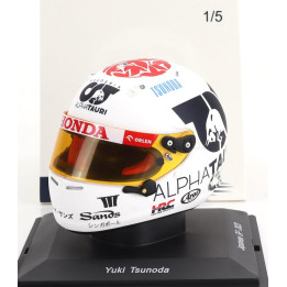 SPARK MODEL ARAI HELMET F1  CASCO HELMET AT04 TEAM ALPHA TAURI N 22 JAPAN GP 2023 YUKI TSUNODA - WHITE 1/5