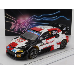 SPARK MODEL TOYOTA YARIS GR HYBRID RALLY1 TEAM TOYOTA GAZOO RACING WRT N 17 2nd RALLY JAPAN 2023 SEBASTIAN OGIER - VINCENT LANDA