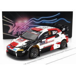 SPARK MODEL TOYOTA YARIS GR HYBRID RALLY1 TEAM TOYOTA GAZOO RACING WRT N 33 WINNER RALLY FINLAND 2023 ELFYN EVANS - SCOTT MARTIN
