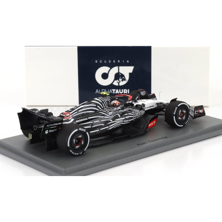 SPARK MODEL ALPHA TAURI F1  AT04 TEAM ALPHA TAURI N 22 LAS VEGAS USA GP 2023 YUKI TSUNODA - WHITE BLACK 1/43