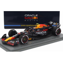 SPARK MODEL RED BULL F1  RB20 TEAM ORACLE RED BULL RACING N 11 2nd BAHRAIN GP 2024 SERGIO PEREZ - BLUE YELLOW RED 1/43