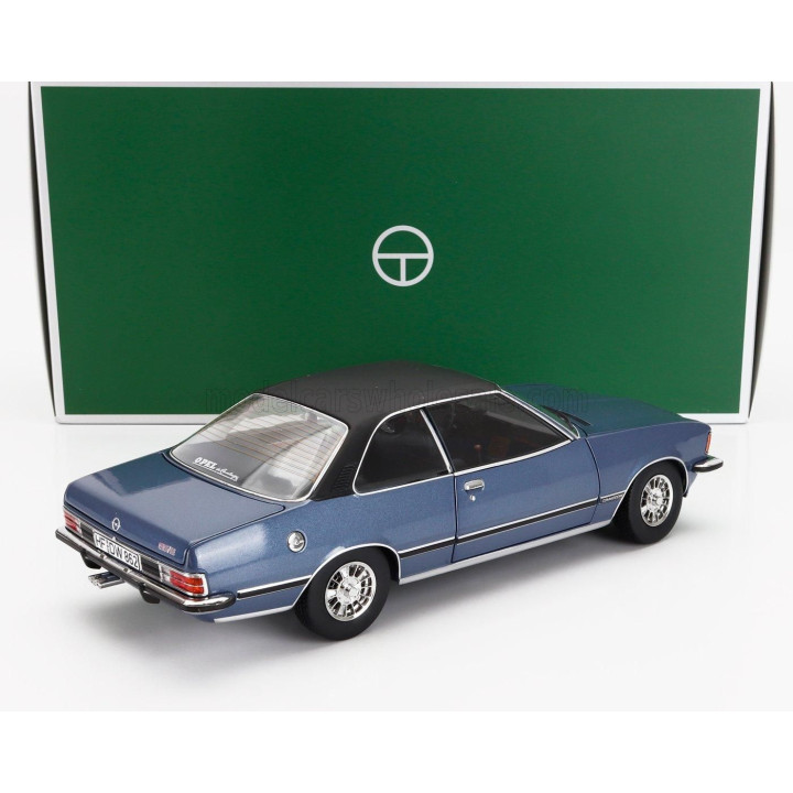 TOURING MODELCARS OPEL COMMODORE B GS/E COUPE 1975 - LIGHT BLUE MET BLACK 1/18