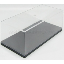 TRIPLE9 VETRINA DISPLAY BOX Lungh.cm 33.3 X Largh.cm 15 X Alt.cm 12.8 (altezza interna cm 10.9) - PLASTIC DISPLAY 1/18