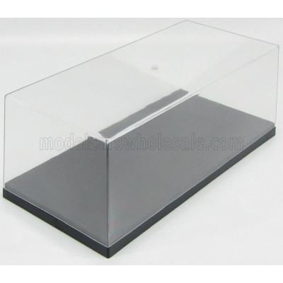 TRIPLE9 VETRINA DISPLAY BOX Lungh.cm 33.3 X Largh.cm 15 X Alt.cm 12.8 (altezza interna cm 10.9) - PLASTIC DISPLAY 1/18