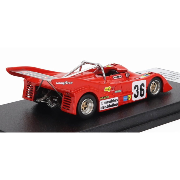 TROFEU CHEETAH G601 TEAM CHEETAH RACING N 36 24h LE MANS 1976 D.BRILLAT - M.DEGOUMOIS - J.C.DEPINCE DEPNIC - RED 1/43