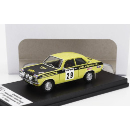 TROFEU OPEL ASCONA (night version) N 29 RALLY LYON CHARBONNIERES 1973 WALTER ROHL - JOCHEN BERGER - YELLOW BLACK 1/43