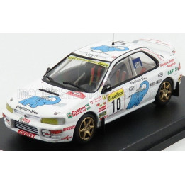 TROFEU SUBARU IMPREZA N 10 RALLY MONTECARLO 1997 O.BURRI - C.HOFMANN - WHITE 1/43