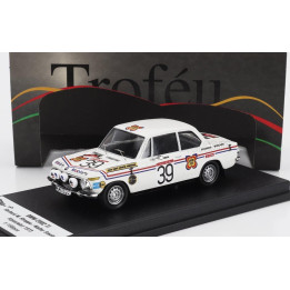 TROFEU BMW 2002 Ti (night version) N 39 RALLY ALPENFAHRT 1973 GERHARD STROPPE - WALTER SMOLEJ - WHITE 1/43