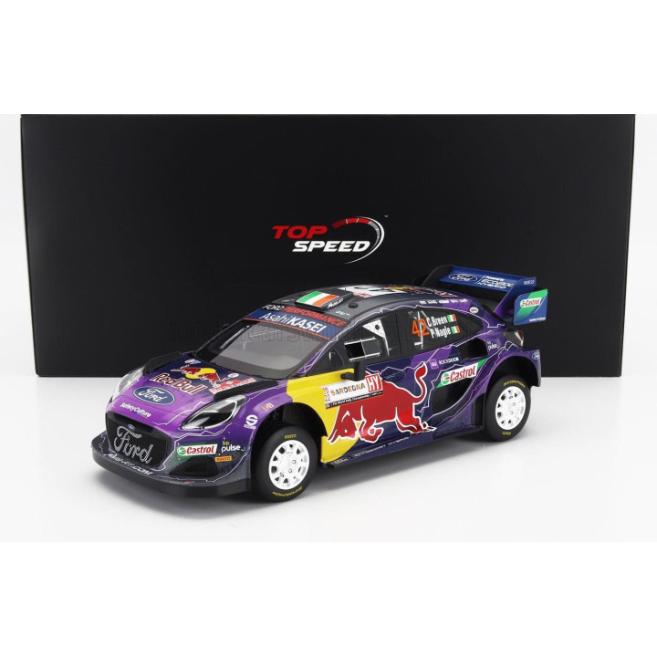 TRUESCALE FORD ENGLAND PUMA RALLY1 RED BULL TEAM M-SPORT FORD WRT N 42 5th RALLY ACROPOLIS 2022 CRAIG BREEN - PAUL NAGLE - PURPL