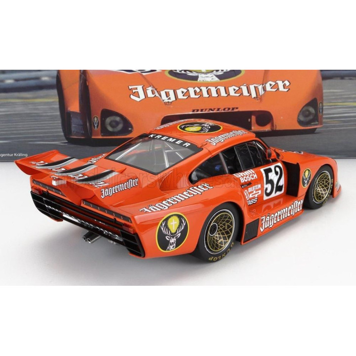 WERK83 PORSCHE 935 K4 TURBO TEAM KREMER JAGERMEISTER N 52 WINNER NORISRING DRM 1981 B.WOLLEK - ORANGE 1/18