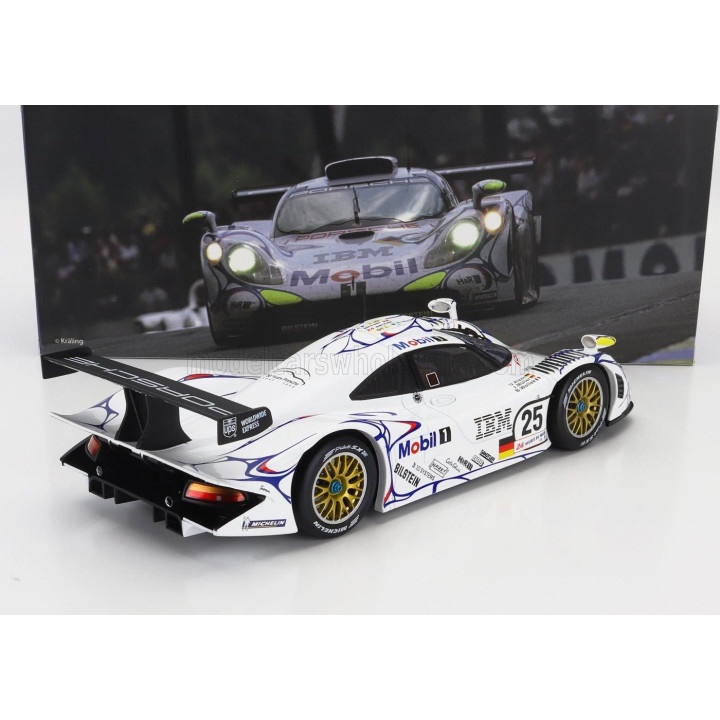 WERK83 PORSCHE 911 GT1-98 3.2L TURBO TEAM PORSCHE AG MOBIL-1 N 25 2nd 24h LE MANS 1998 UWE ALZEN - JORG MULLER - BOB WOLLEK - WH