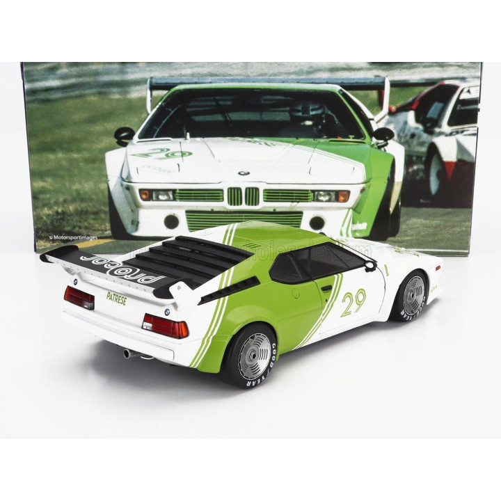 WERK83 BMW M1 M88 3.5L TEAM BMW MOTORSPORT N 29 PROCAR SERIES IMOLA ITALY 1980 RICCARDO PATRESE - WHITE GREEN 1/18