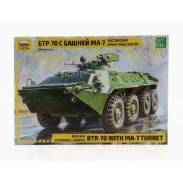ZVEZDA TANK BTR-70 WITH MA-7 TURRER MILITARY 1945 1/35