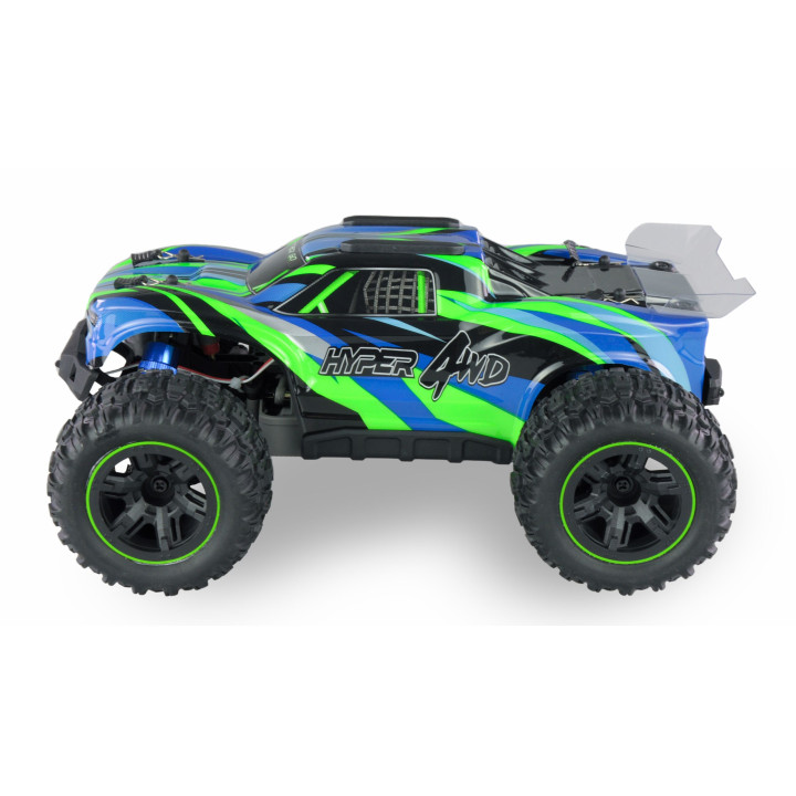 Amewi Hyper GO RC Truggy brushed 4WD 1:16 RTR blue/green