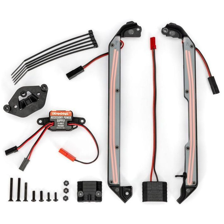 Traxxas LED podsvícení šasi červené (pro 4-Tec 2.0, Drift)