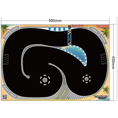 Turbo Racing driftovací dráha (630x900mm)