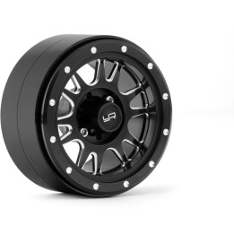2.2 Aluminum CNC 12 Spoke Beadlock Wheel 2ks, Černé