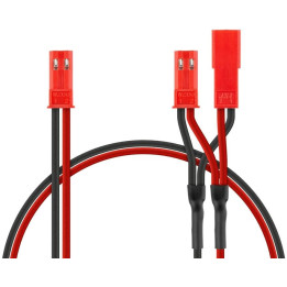 Paralelní Y-kabel BEC JST ( 1x samec , 2x samice )