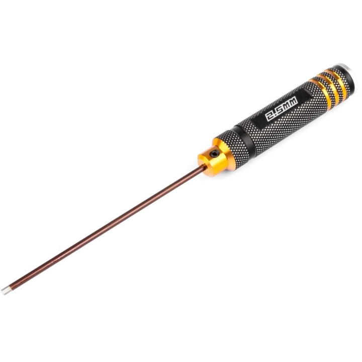Hliníkový šroubovák imbus 2.5mm tvrzená HD ocel Černo/zlaté