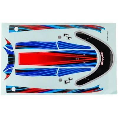 Traxxas samolepky paluby modré (pro Distruptor)
