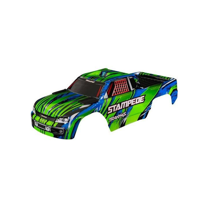 Traxxas karosérie Stampede zelená (bezsponková)