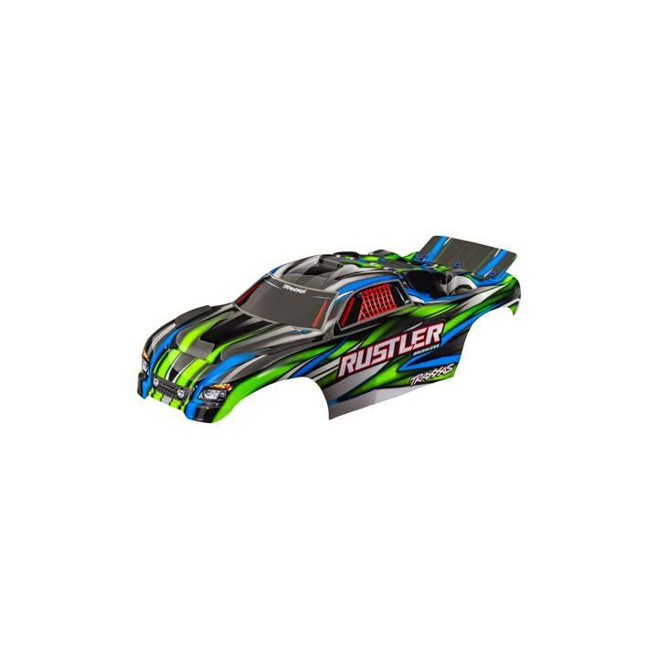 Traxxas karosérie Rustler zelená (bezsponková)