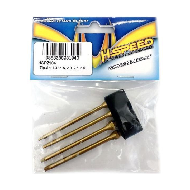 H-Speed bit imbus (sada 1.5, 2.0, 2.5, 3.0mm)